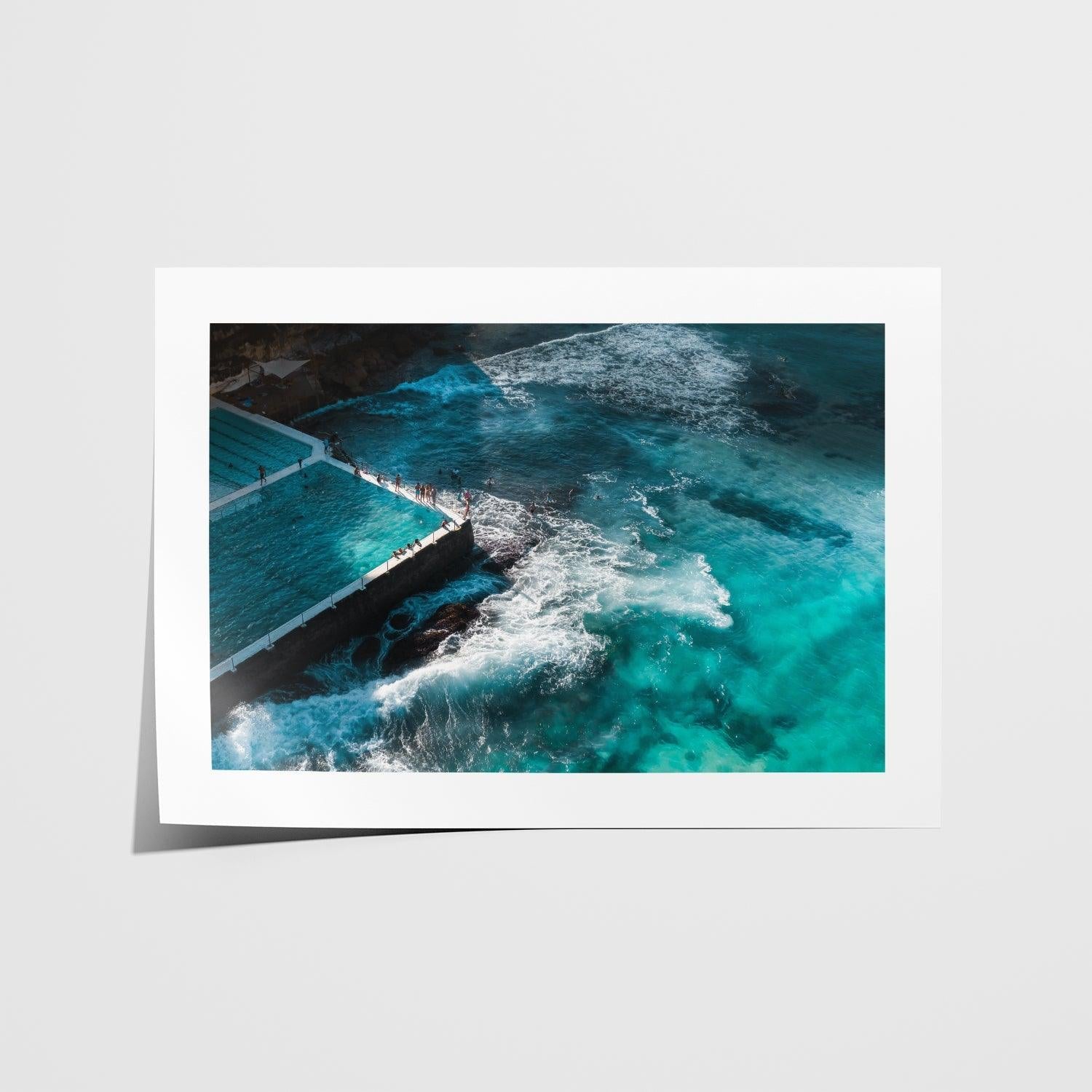 Last Light on Icebergs Art Print - Through Our Lens