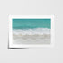 Hyams Beach layered seascape in white frame - coastal photography wall art