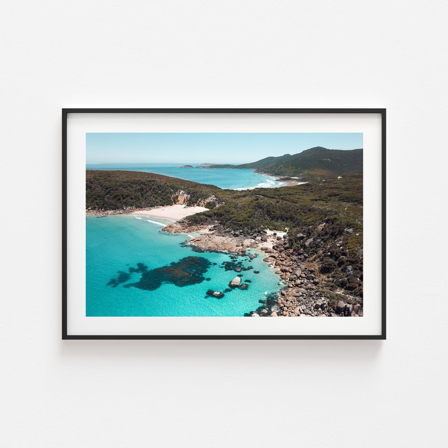 Leonard Bay Art Print-Print-Through Our Lens-Black Frame-Small-Through Our Lens