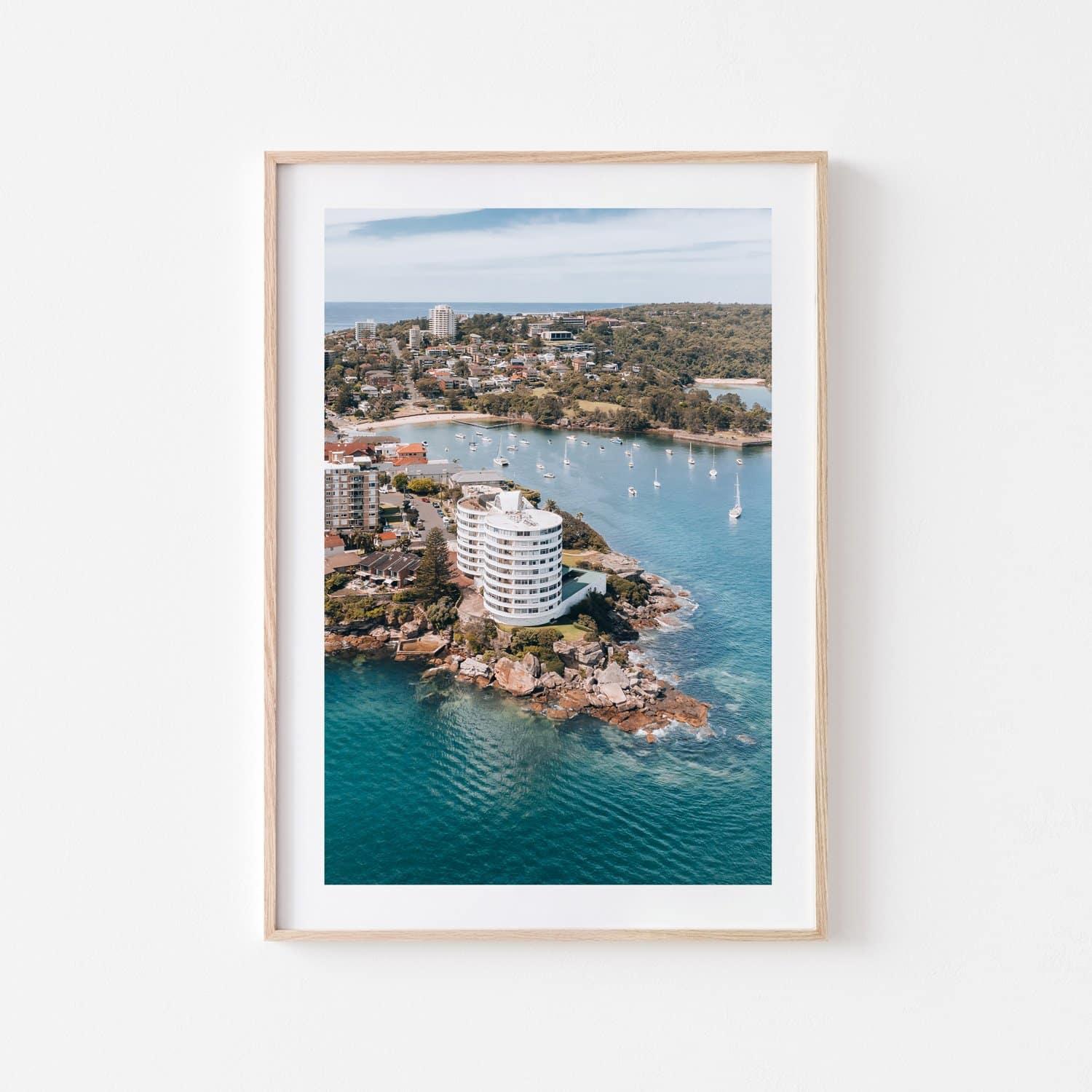 Little Manly Art Print-Print-Small-Oak Frame-Portrait-Through Our Lens