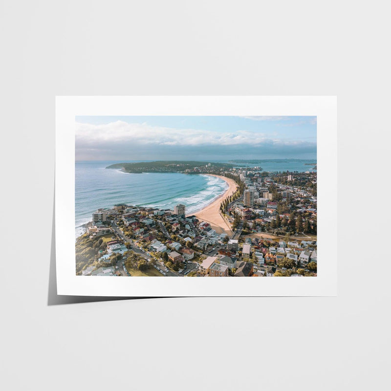 Manly From Above Art Print-Print-Through Our Lens-Unframed-Small-Landscape-Through Our Lens