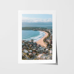 Manly From Above Art Print-Print-Through Our Lens-Unframed-Small-Portrait-Through Our Lens