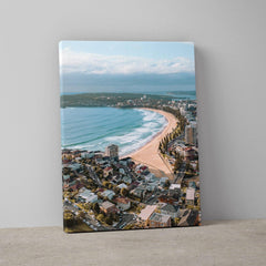 Manly From Above Art Print-Print-Through Our Lens-Stretched Canvas-Small-Portrait-Through Our Lens