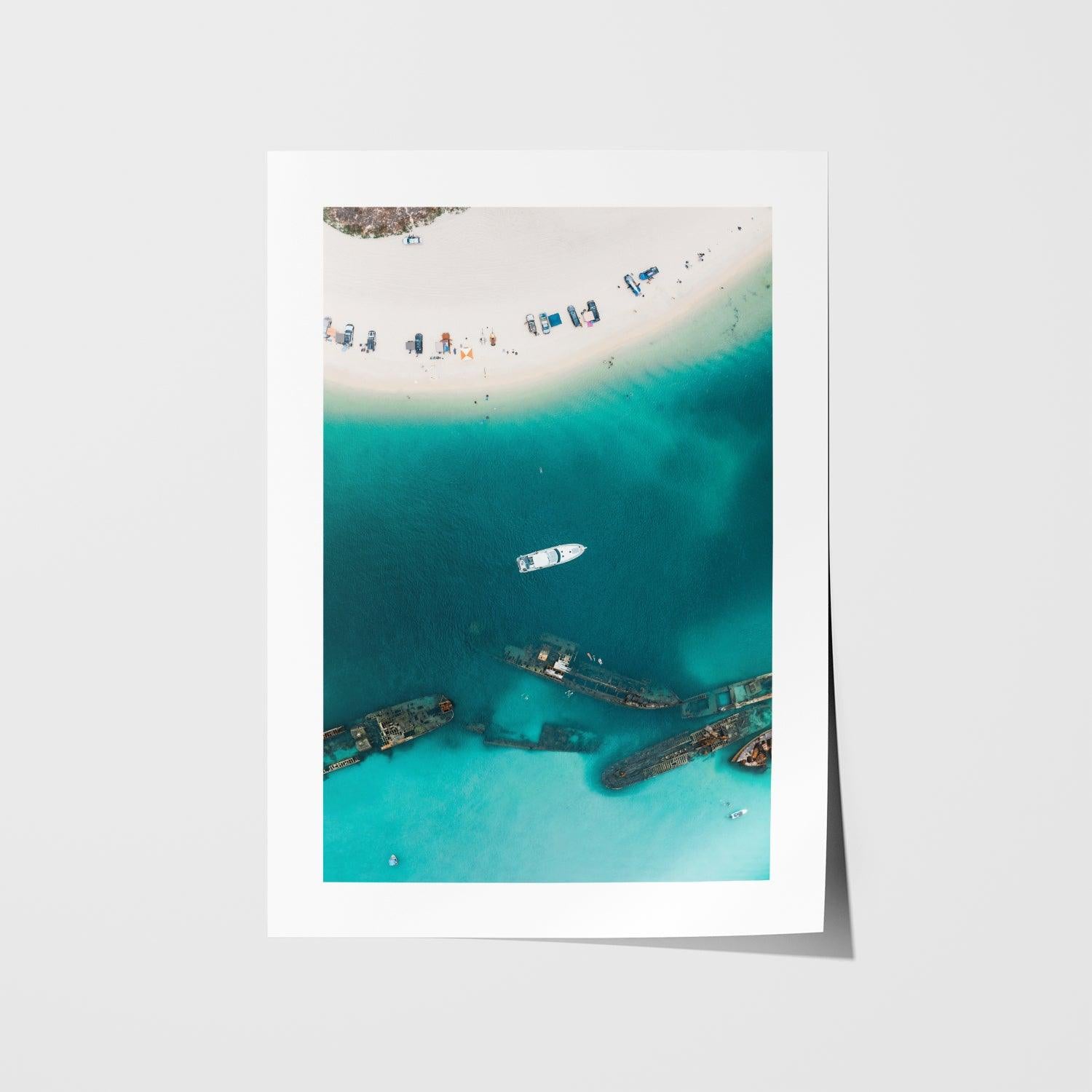 Moreton Island Dreaming Art Print-Print-Through Our Lens-Unframed-Small-Through Our Lens