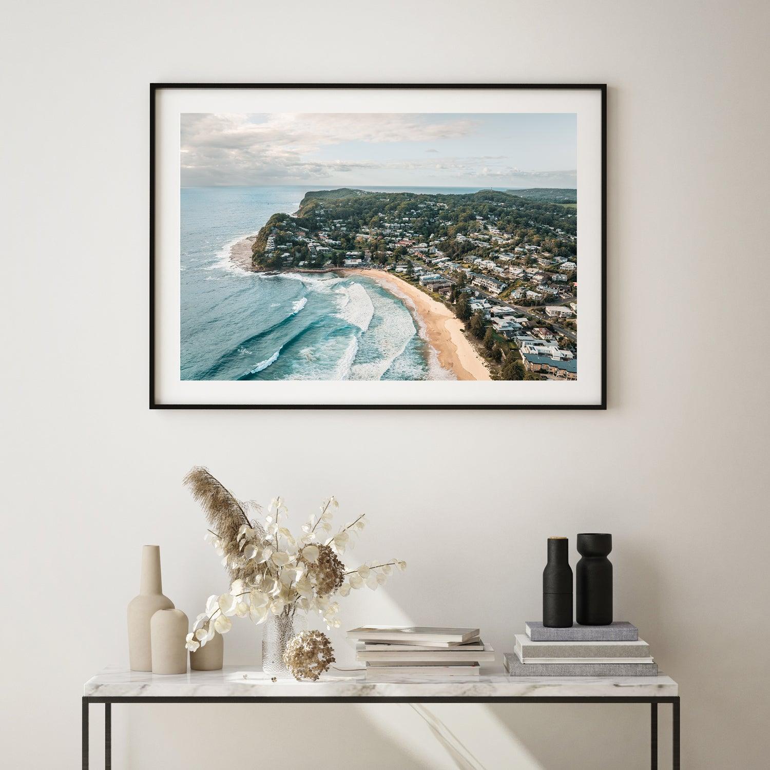 Morning at Avoca Art Print-Print-Through Our Lens-Black Frame-Small-Through Our Lens