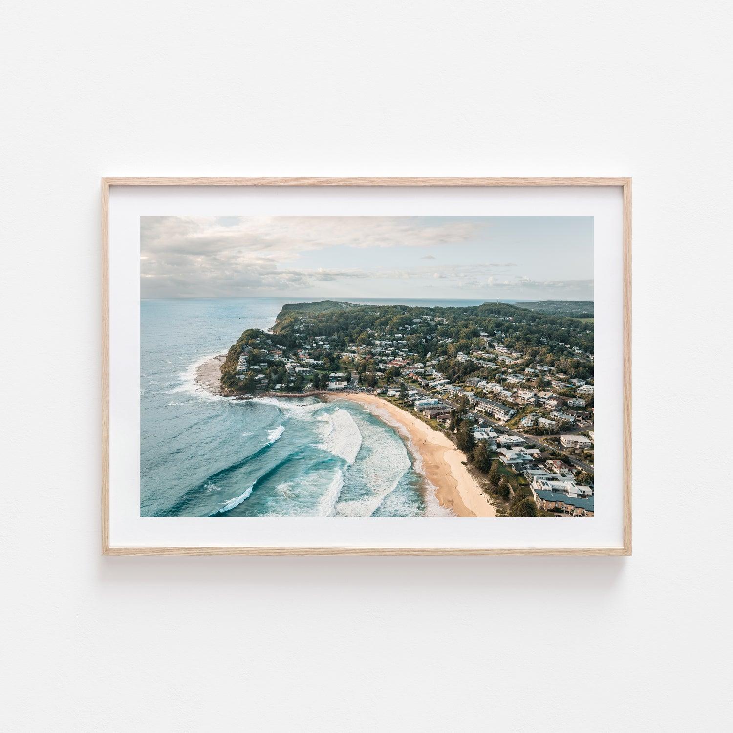 Morning at Avoca Art Print-Print-Through Our Lens-Oak Frame-Small-Through Our Lens