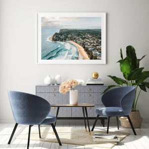 Morning at Avoca Art Print-Print-Through Our Lens-White Frame-Small-Through Our Lens