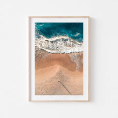 Morning Waves Art Print-Print-Through Our Lens-Oak Frame-Small-Through Our Lens