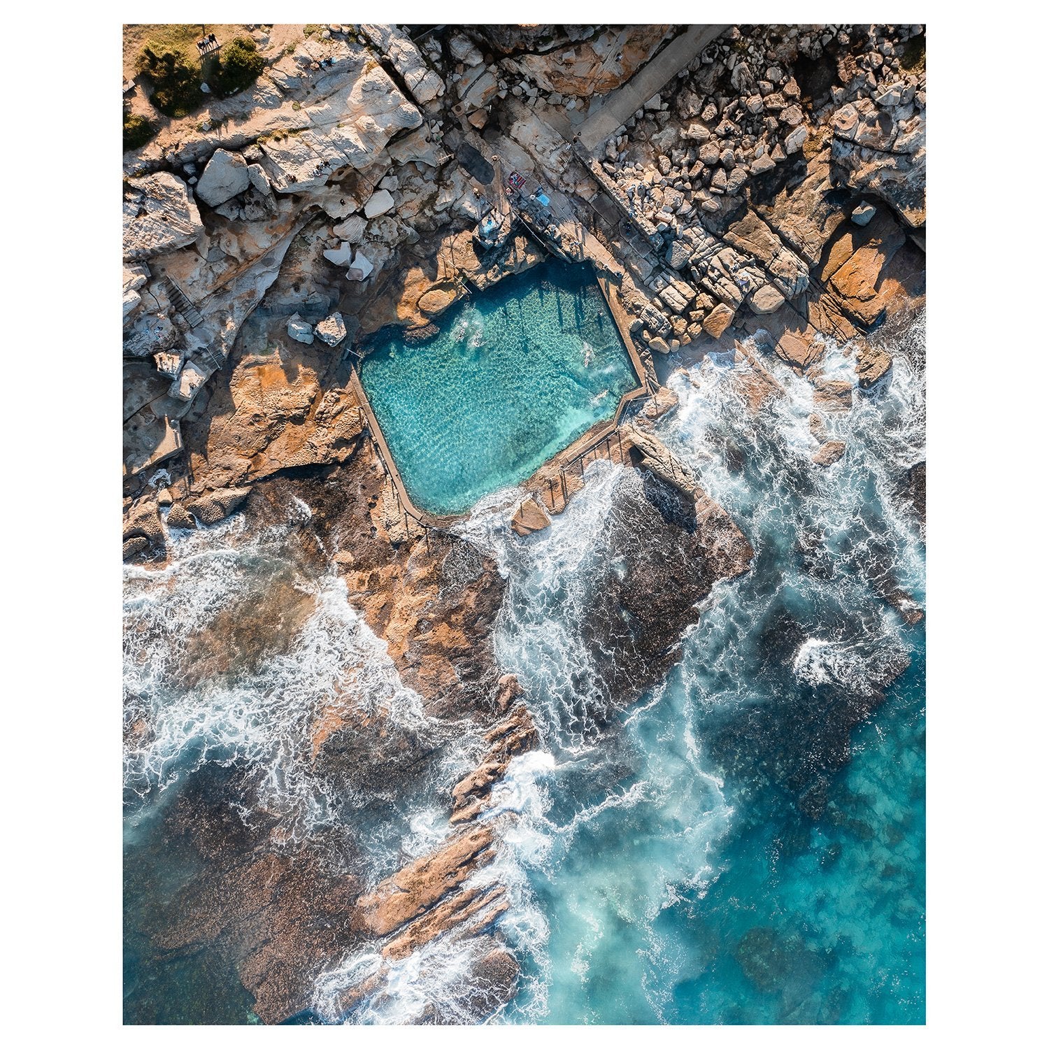 Top Down Mahon Art Print-Print-Through Our Lens