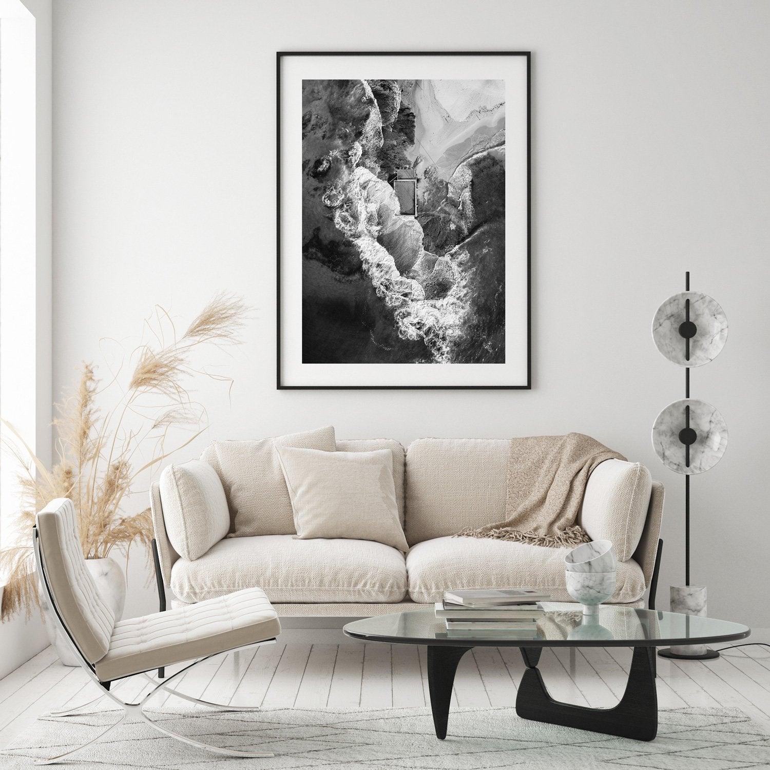 Mona Beauty Wall Art Print-Print-Small-Black Frame-Through Our Lens