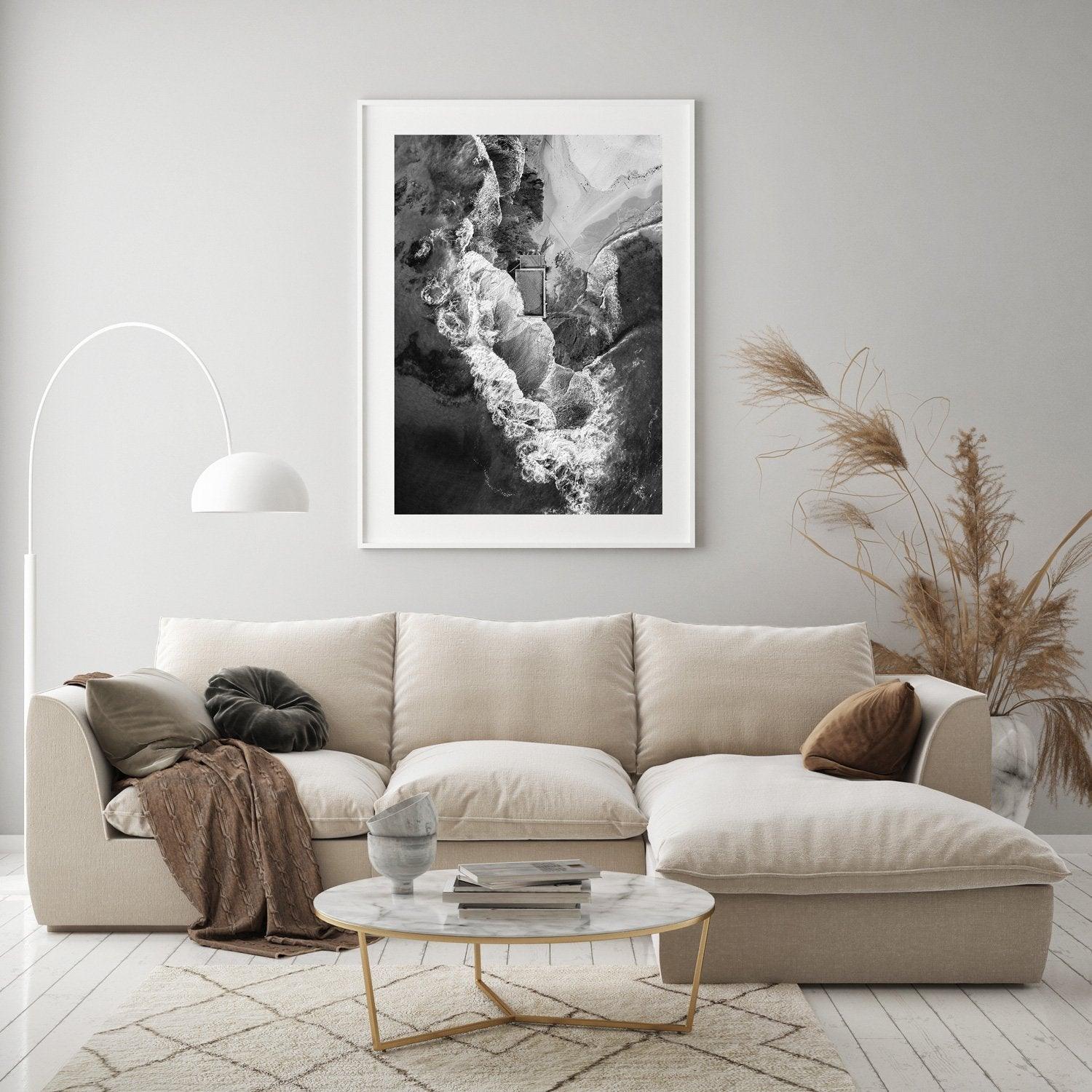 Mona Beauty Wall Art Print-Print-Small-White Frame-Through Our Lens