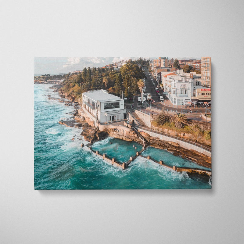New Coogee Art Print-Print-Through Our Lens-Stretched Canvas-Small-Landscape-Through Our Lens