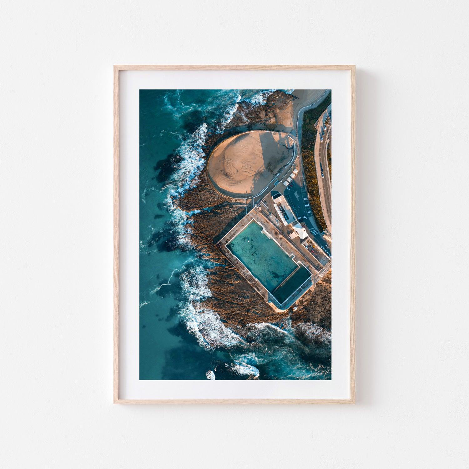 Newcastle Ocean Baths Art Print - Through Our Lens