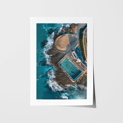 Newcastle Ocean Baths Art Print - Through Our Lens