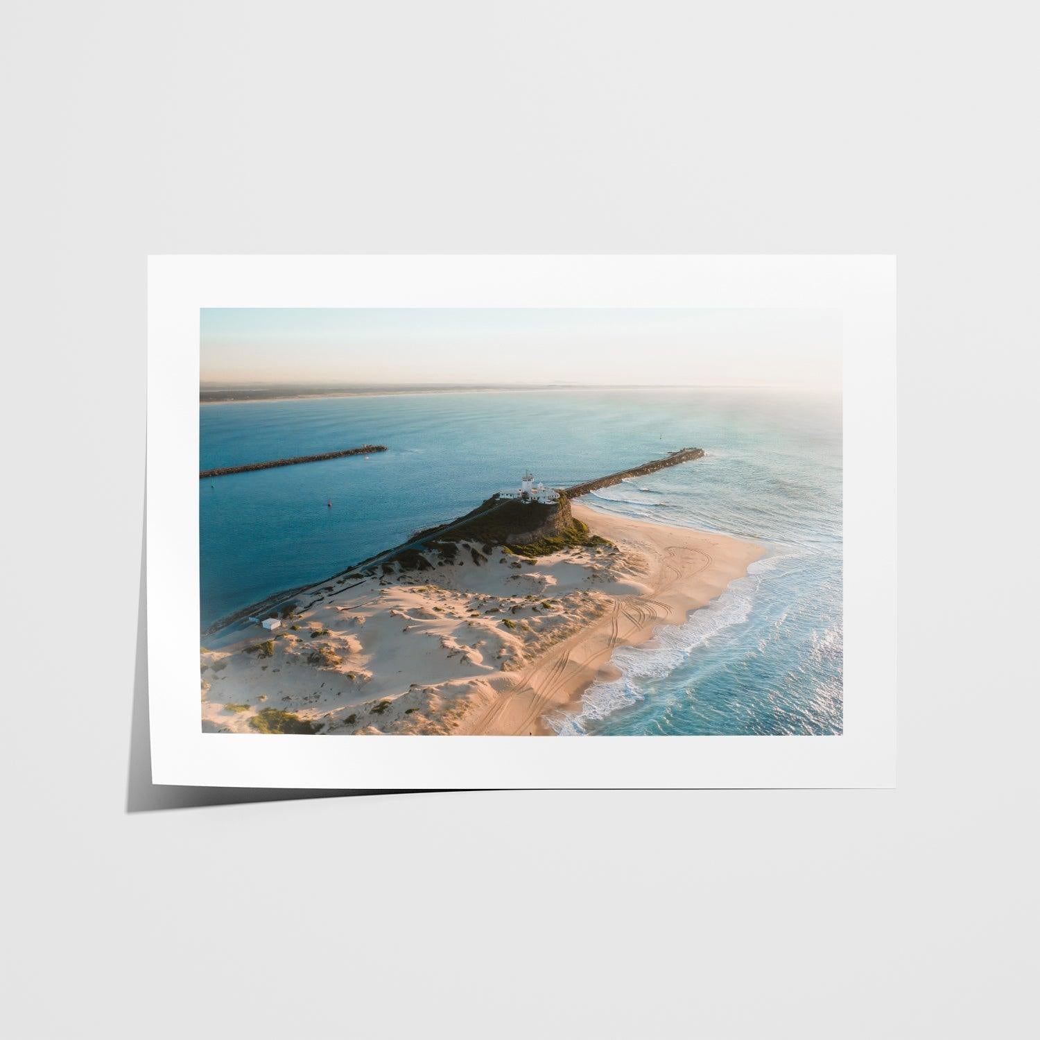 Nobbys Lighthouse Art Print - Through Our Lens