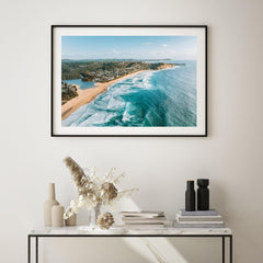 North Avoca Beach Art Print-Print-Through Our Lens-Black Frame-Small-Through Our Lens