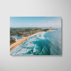 North Avoca Beach Art Print-Print-Through Our Lens-Stretched Canvas-Small-Through Our Lens