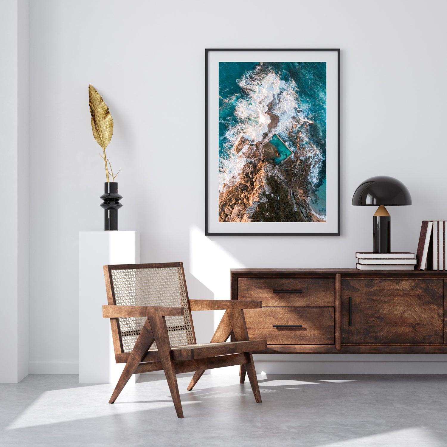 Northern Gem Art Print-Print-Through Our Lens-Black Frame-Small-Through Our Lens