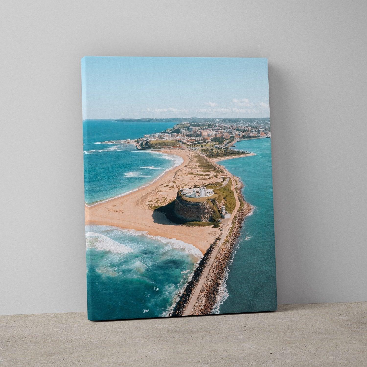 Newcastle Views Art Print-Print-Small-Stretched Canvas-Portrait-Through Our Lens