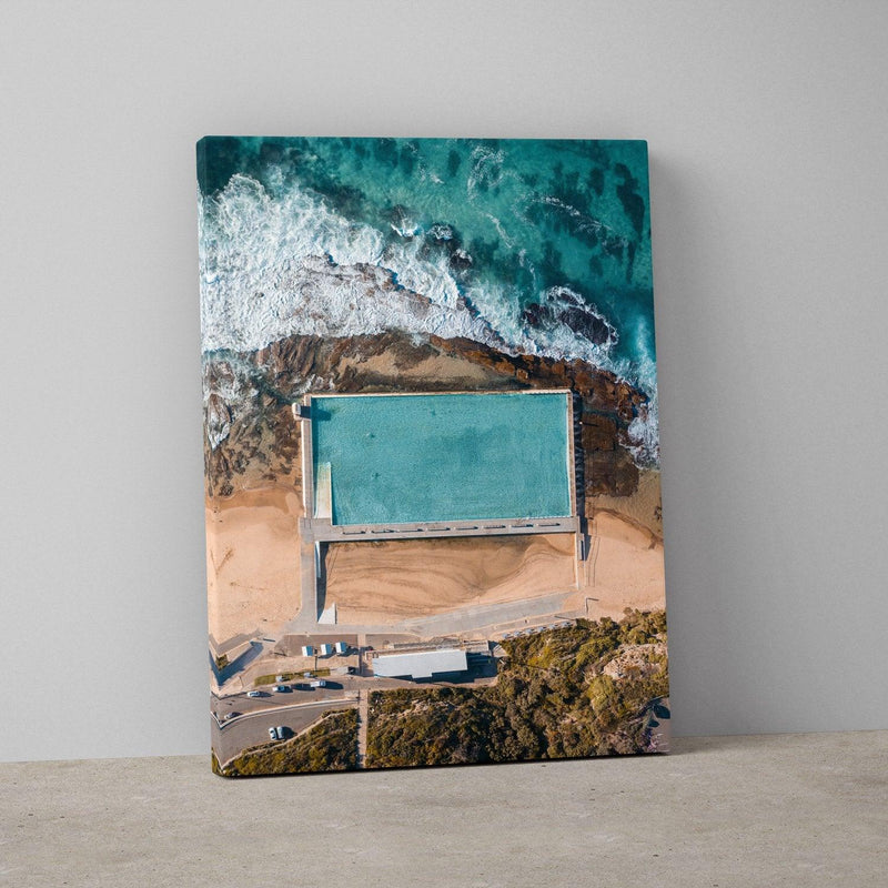 Merewether Baths Art Print-Print-Small-Stretched Canvas-Through Our Lens
