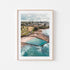 Oak Park Rock Pool Art Print-Print-Through Our Lens-Oak Frame-Small-Portrait-Through Our Lens