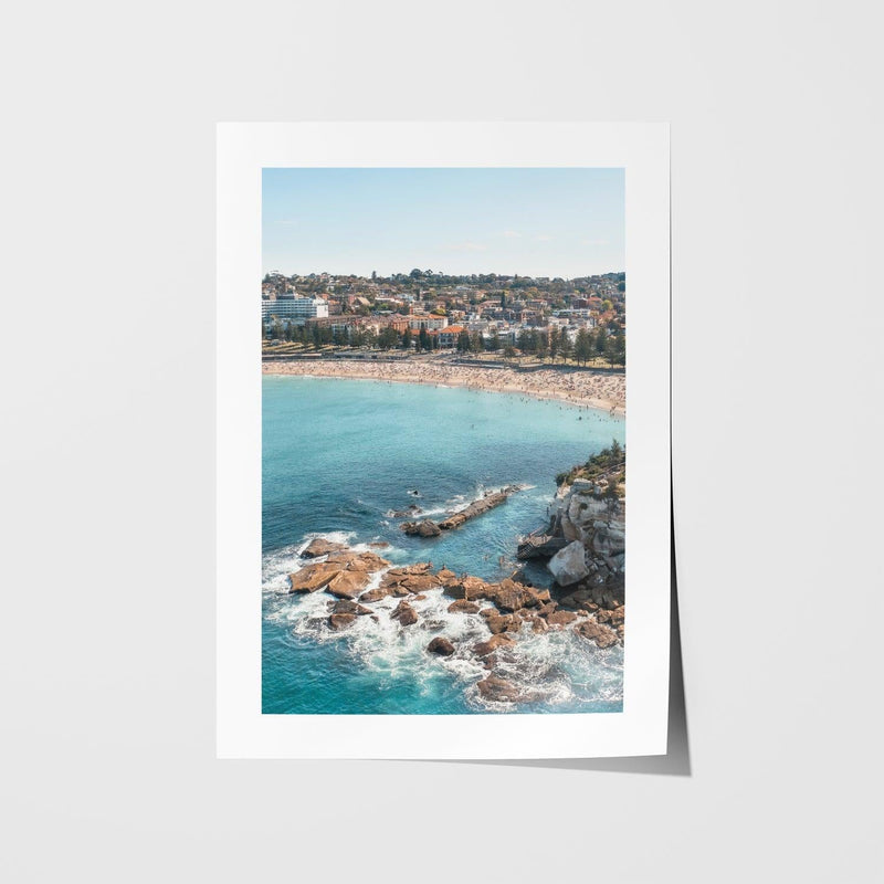 Salty Coogee Art Print-Print-Through Our Lens-Unframed-Small-Portrait-Through Our Lens