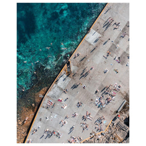 Sand Free Bathers Art Print-Print-Through Our Lens-Through Our Lens