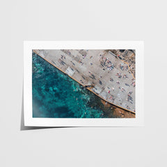 Sand Free Bathers Art Print-Print-Through Our Lens-Unframed-Small-Landscape-Through Our Lens