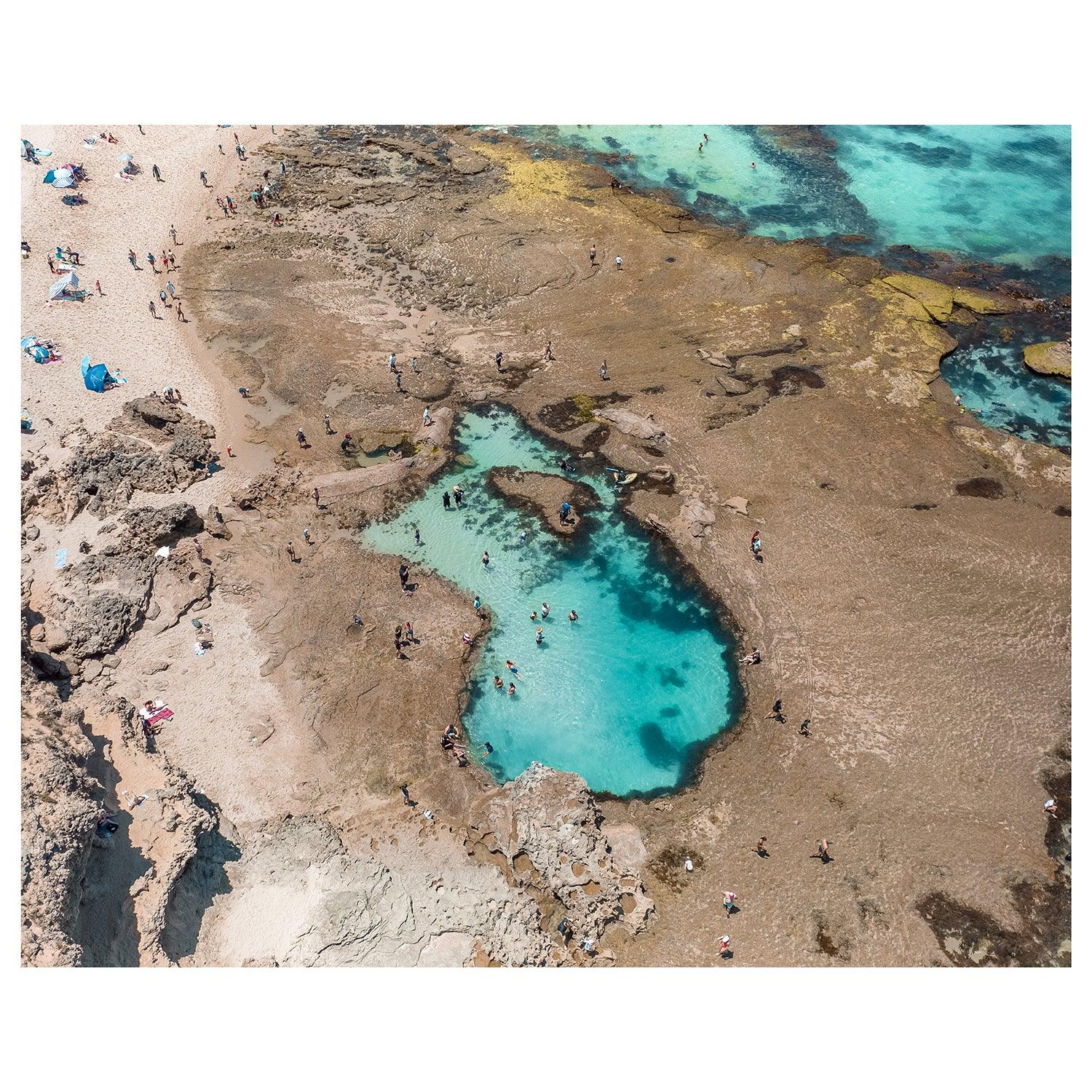 Sorrento Rock Pools Art Print-Print-Through Our Lens-Through Our Lens