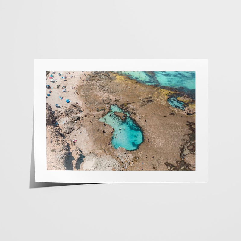 Sorrento Rock Pools Art Print-Print-Through Our Lens-Unframed-Small-Through Our Lens