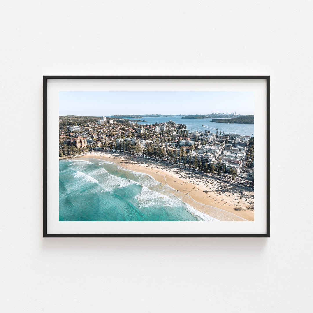 Manly Beach Art Print Poster– Through Our Lens