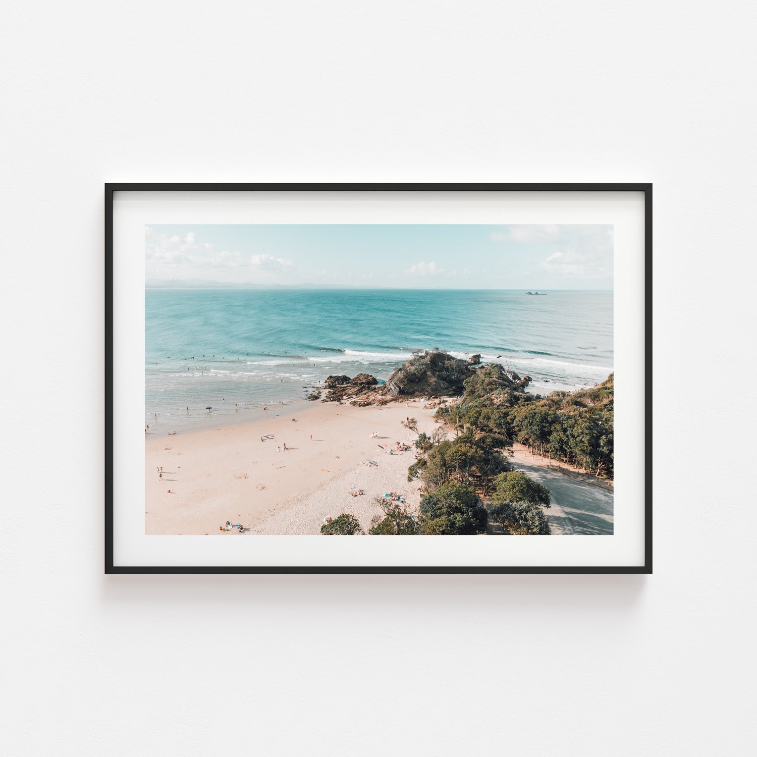 Summer Hideaway Art Print-Print-Through Our Lens-Black Frame-Small-Landscape-Through Our Lens