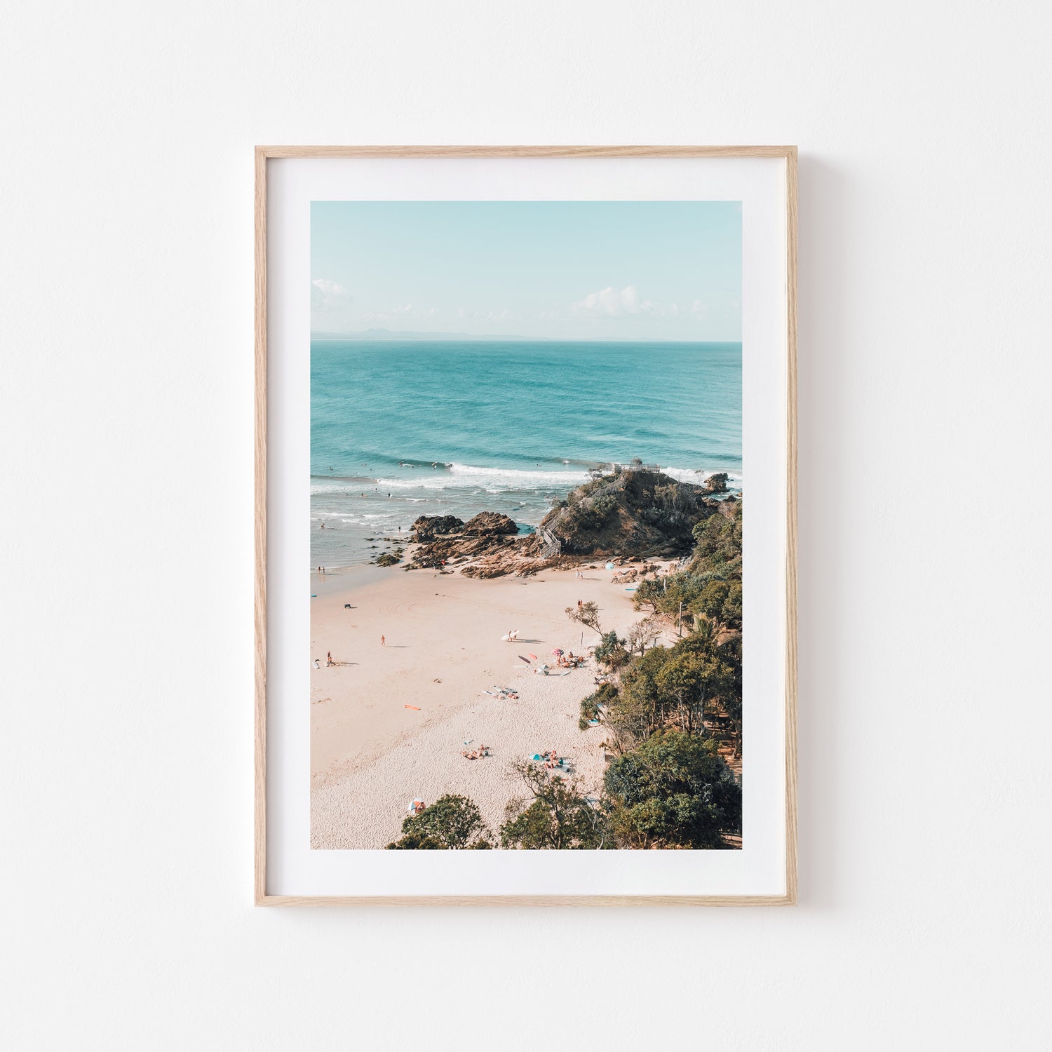 Summer Hideaway Art Print-Print-Through Our Lens-Oak Frame-Small-Portrait-Through Our Lens