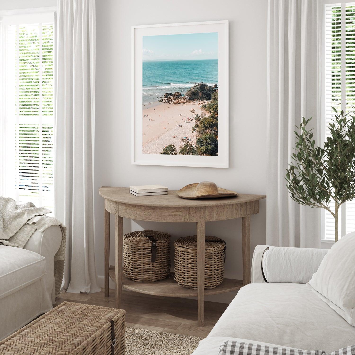 Summer Hideaway Art Print-Print-Through Our Lens-White Frame-Small-Portrait-Through Our Lens