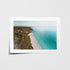 Hyams Beach sunrise landscape in white frame - coastal photography wall art
