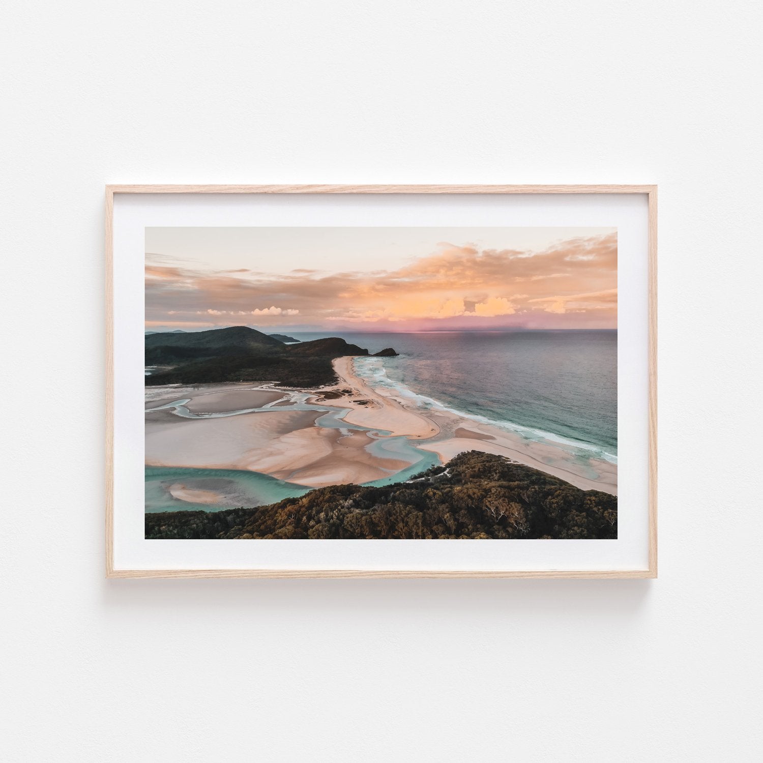 Sunset over Cellito Art Print - Through Our Lens