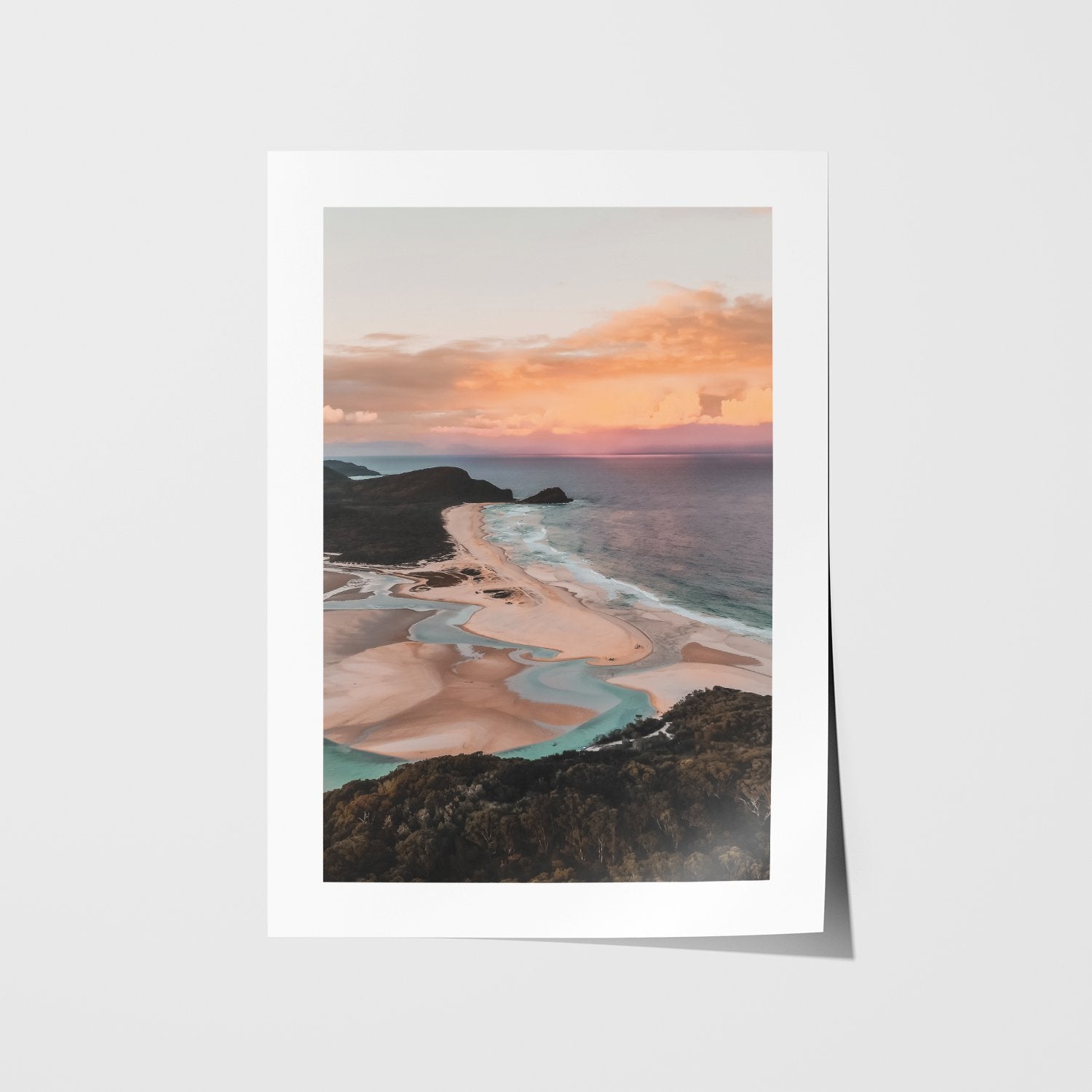 Sunset over Cellito Art Print - Through Our Lens