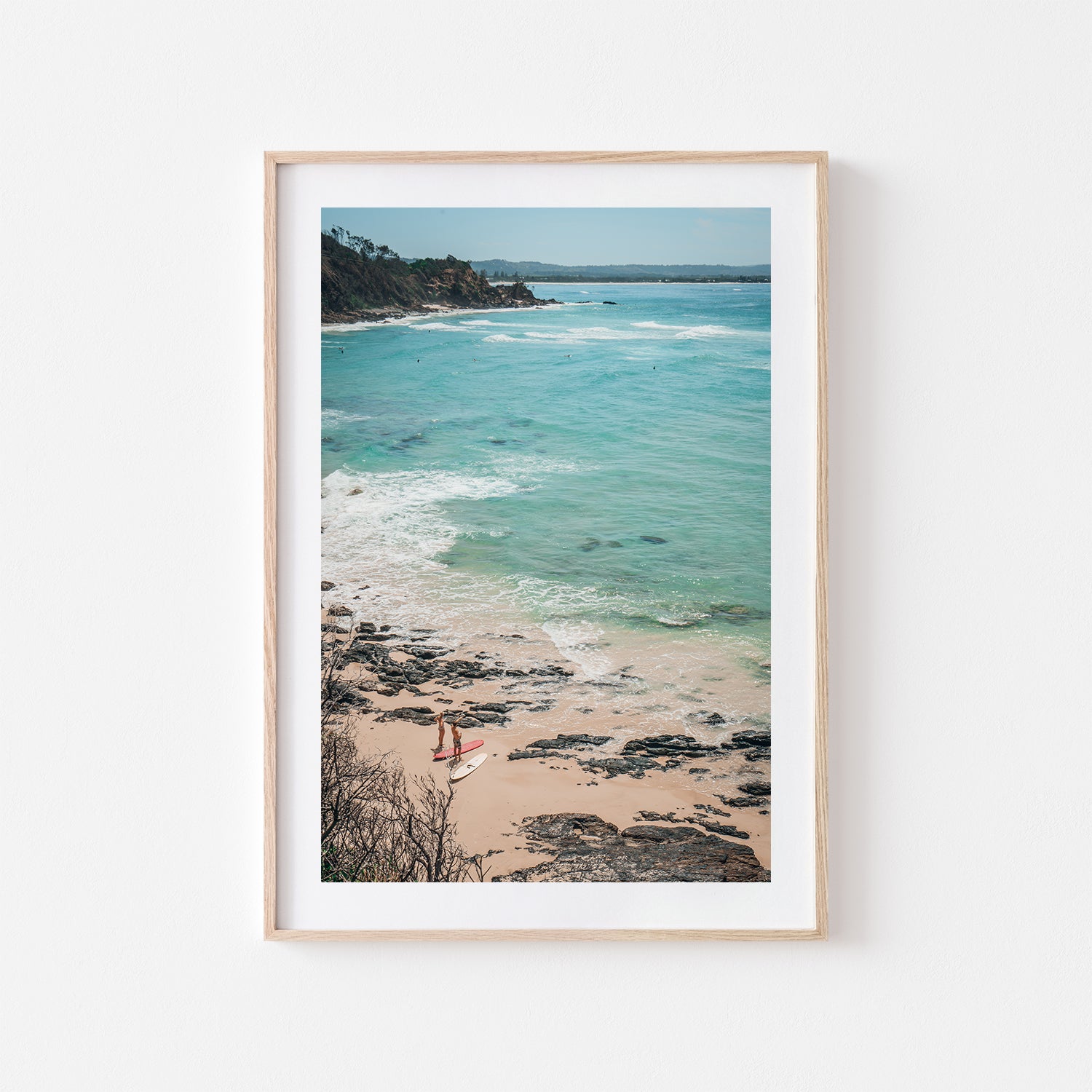 Surfing Byron Bay Art Print - Through Our Lens