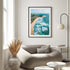 Swells at North Avoca Art Print-Print-Through Our Lens-Black Frame-Small-Portrait-Through Our Lens