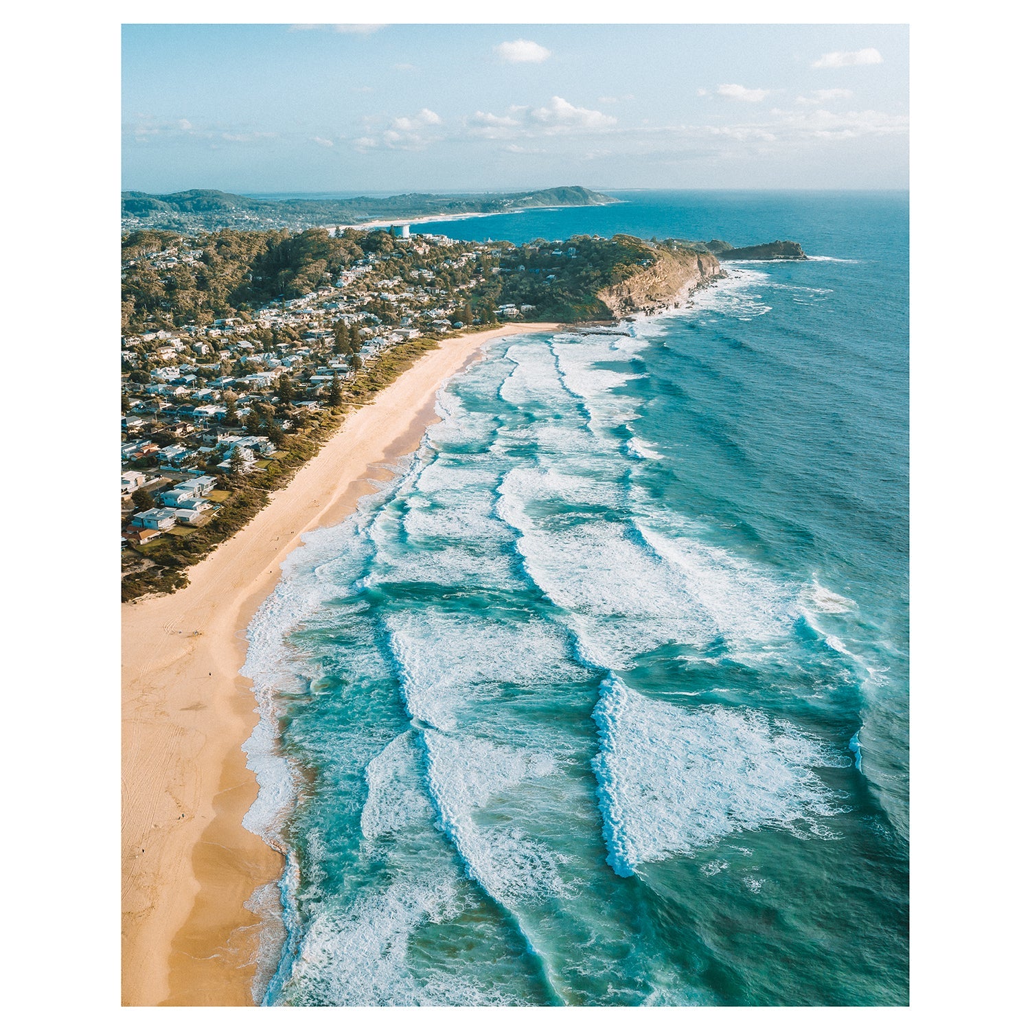 Swells at North Avoca Art Print-Print-Through Our Lens-Through Our Lens