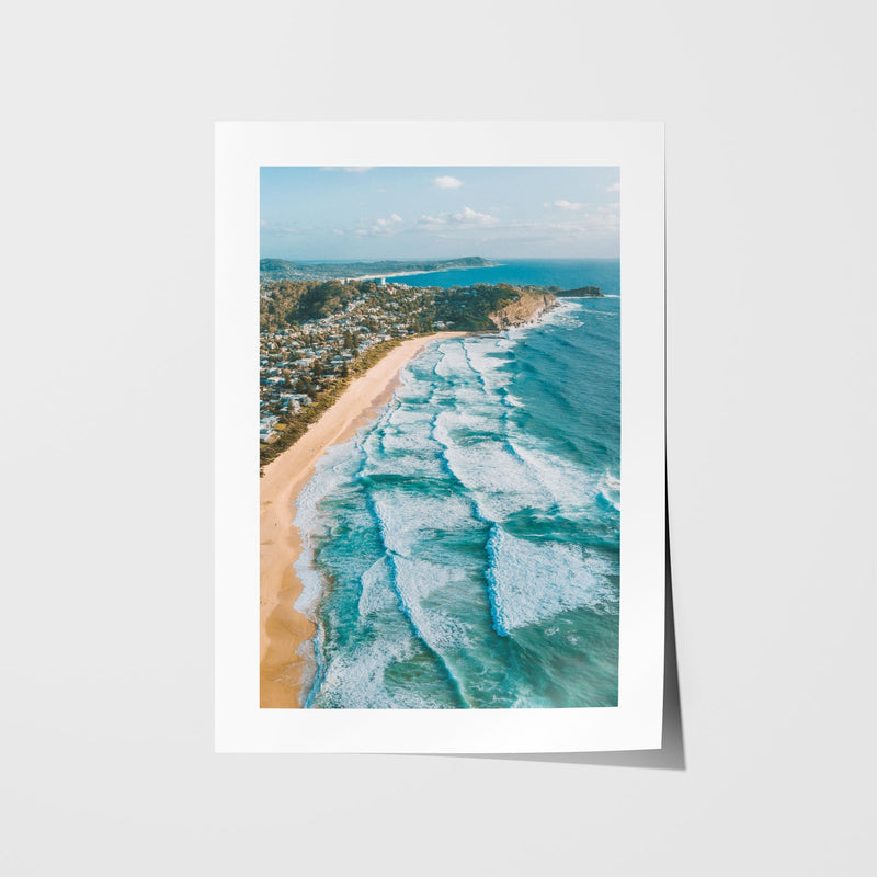 Swells at North Avoca Art Print-Print-Through Our Lens-Unframed-Small-Portrait-Through Our Lens