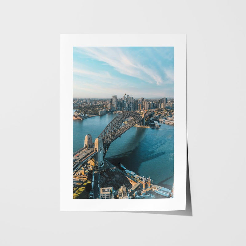 Over The Harbour Art Print-Print-Through Our Lens-Unframed-Small-Portrait-Through Our Lens