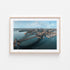 Sydney Skyline Art Print-Print-Through Our Lens-Oak Frame-Small-Through Our Lens