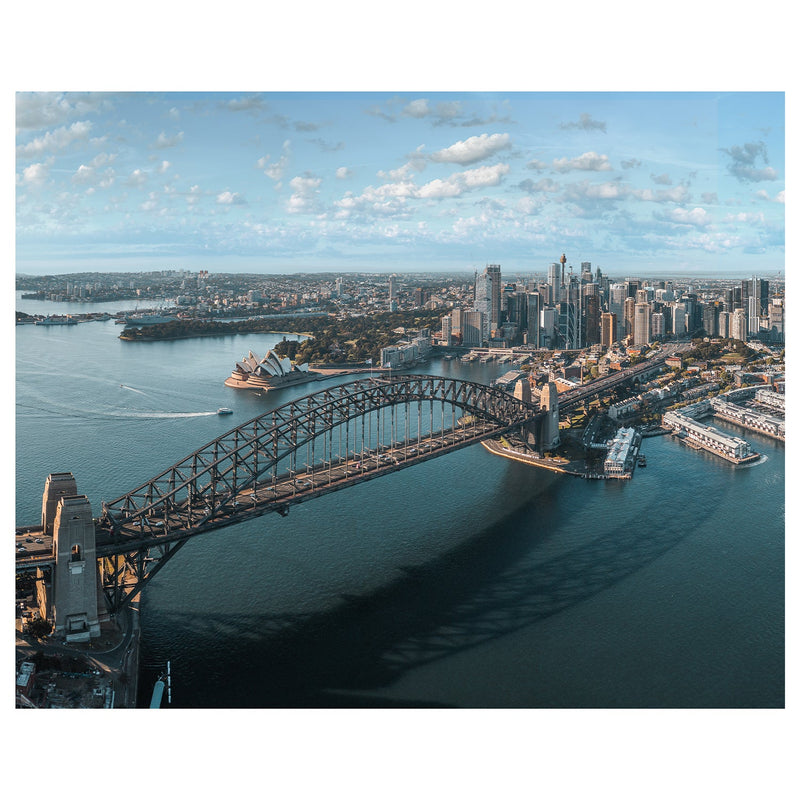Sydney Skyline Art Print-Print-Through Our Lens-Through Our Lens