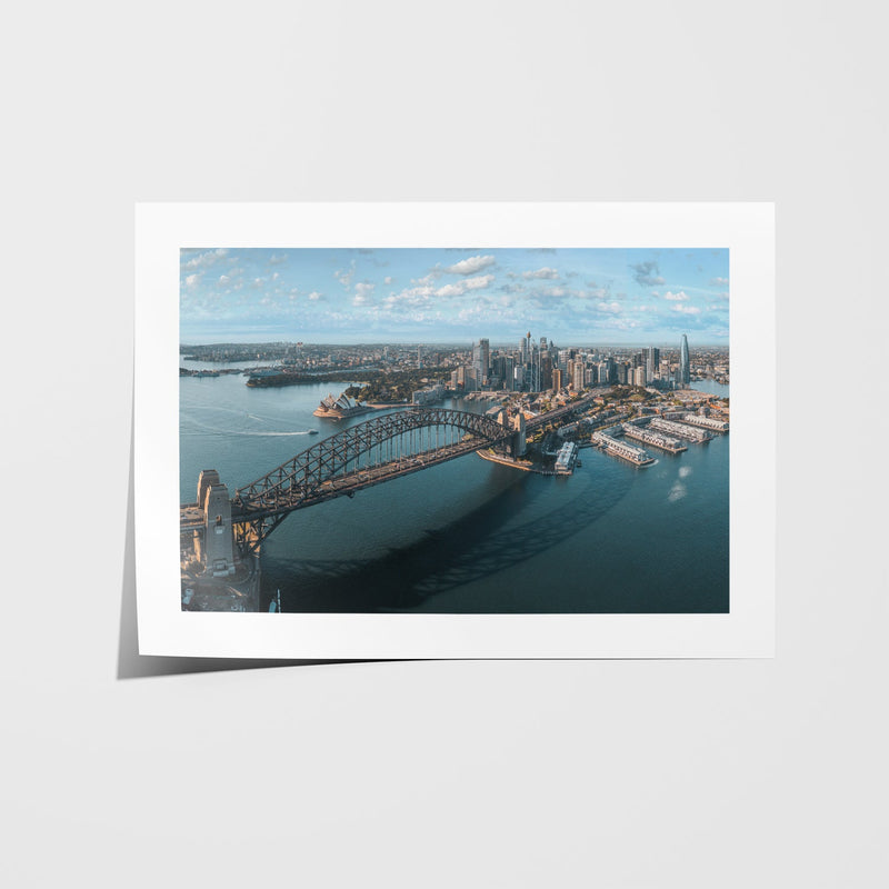 Sydney Skyline Art Print-Print-Through Our Lens-Unframed-Small-Through Our Lens