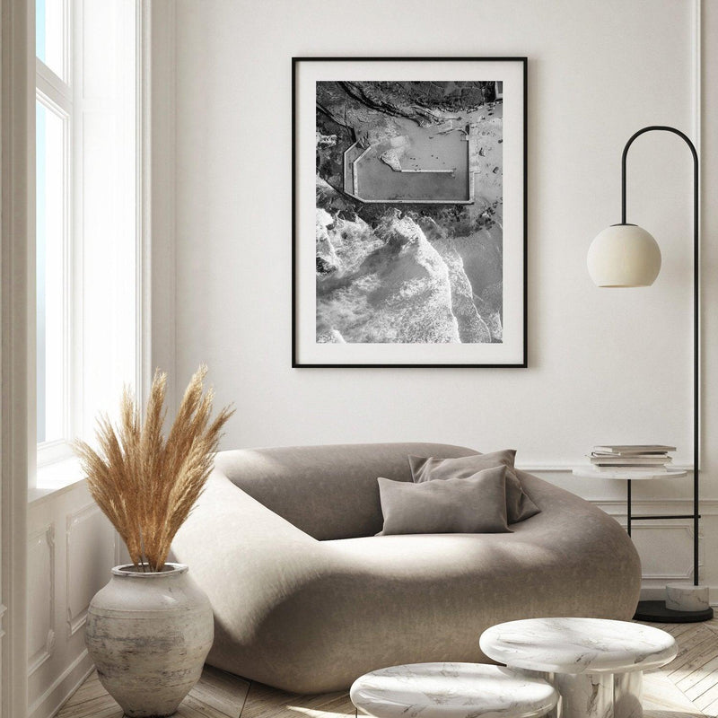 Muted Curly Wall Art Print-Print-Small-Black Frame-Through Our Lens
