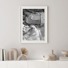 Muted Curly Wall Art Print-Print-Small-White Frame-Through Our Lens