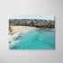 Tamarama Beach coastal landscape in white frame - Sydney beach photography wall art