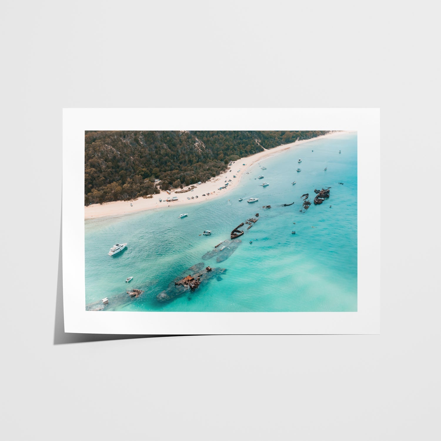 Tangalooma Views Art Print-Print-Through Our Lens-Unframed-Small-Landscape-Through Our Lens