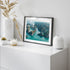 Ha Long Bay tropical seascape in black frame - Vietnamese coastal landscape wall art